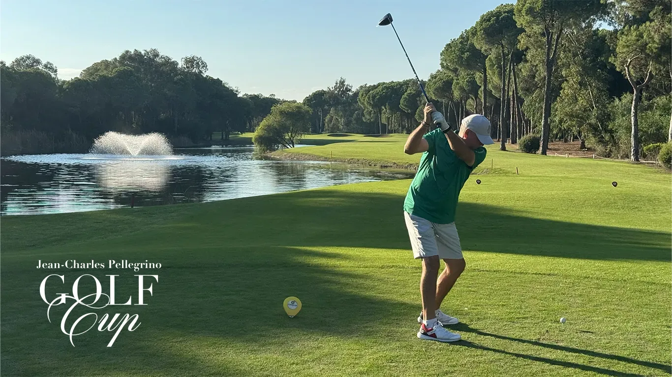 Jean-Charles Pellegrino playing competitive golf